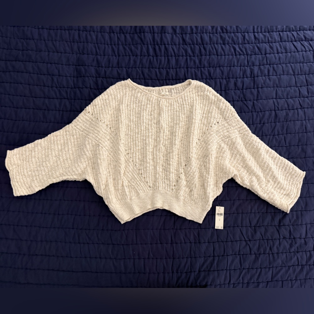 By Anthropologie Crewneck Batwing Sweater